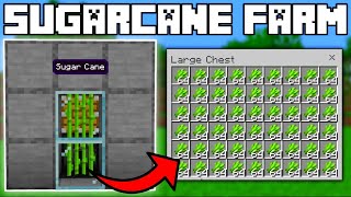 🦅 Minecraft Bedrock 1.21 | EASY SUGARCANE FARM TUTORIAL!