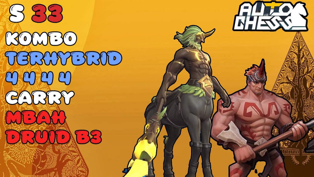 4 WARLOCK 4 SPIRIT 4 CAVE CLAN 4 DIV ! AUTO CHESS INDONESIA