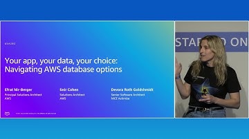 AWS Summit Tel Aviv 2025 - Your app, your data, your choice: Navigating AWS database options