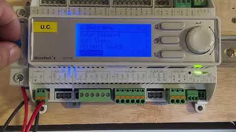 Replacing back up battery on Siemens Microtech controller