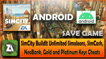 Cheats for SimCity Buildlt Unlimited Simoleons, SimCash, NeoBank, Gold, and Platinum Keys