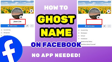 How To Ghost Name On Facebook | Hide Name On Facebook (Tutorial)