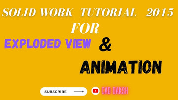 Exploded View | Animation | motion study | solidworks tutorial 2023