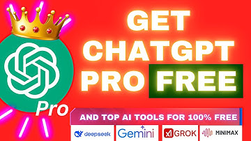 Get ChatGPT Pro For FREE & Top AI Tools Like Gemini 2.5, Claude, DeepSeek, & More For 100% FREE