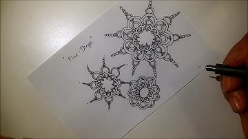 Daily Tangle - Fine-Dings