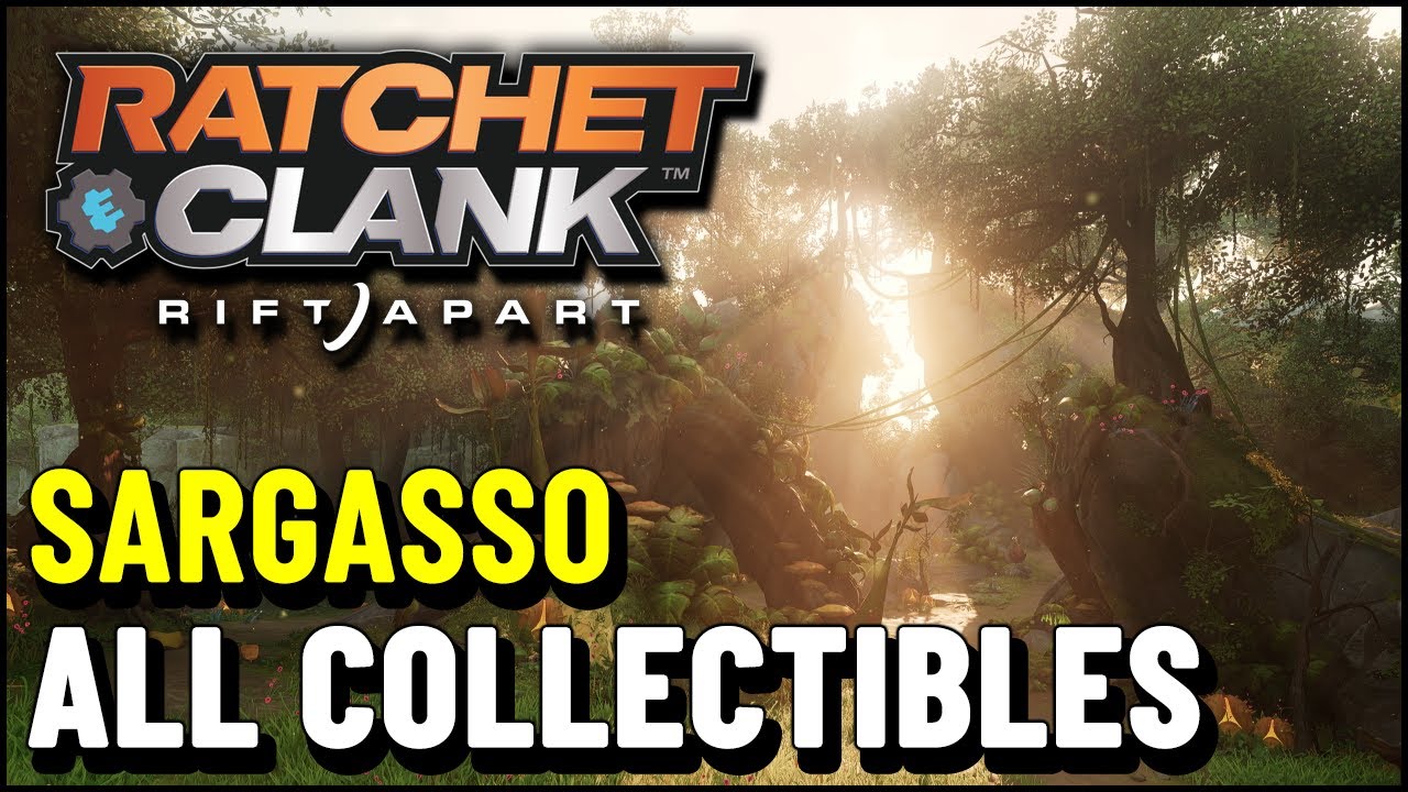 Ratchet & Clank Rift Apart SARGASSO ALL COLLECTIBLES (CraiggerBears, Gold Bolts, Spybots, etc)