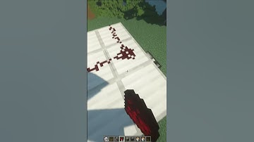 Working Lava Door In Minecraft ✓#Shorts