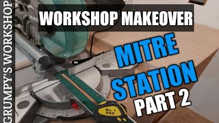 Building the mitre station, workshop makeover part 2