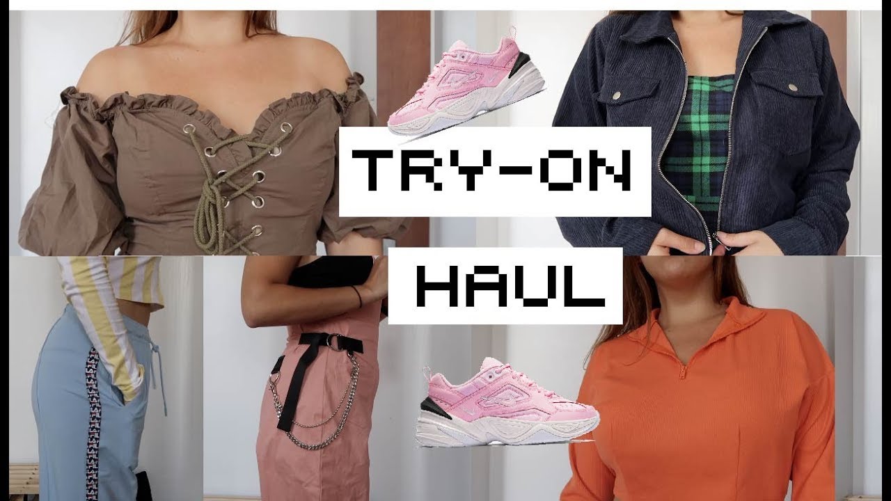 FALL CLOTHING HAUL (try on) 2018 | Nike, Urban Outfitters, KARA Store