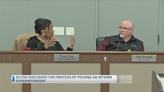 SCCSD discusses the process of picking an intern superintendent