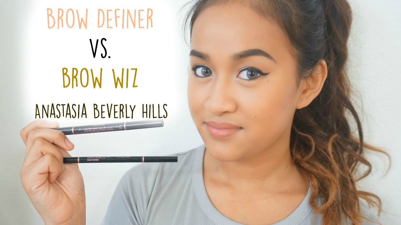 How to brown. Brow Wiz. Anastasia Beverly Hills Brow Pomade Swatches Ash Brown. @V_Brow_LG.