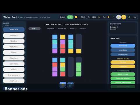 Mini Game Templates Puzzles 4.0 - 10 Puzzles Starters for Unity – gameplay video