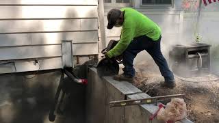 Home Addition (5) - Waterproofing foundation | Some plumbing work