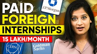 Fully Paid Foreign Internships !! Intern and Travel abroad 😍