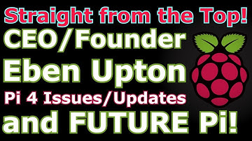 Raspberry Pi 4 Issues/Updates, Pi Pro, Pi Zero 2, & MORE with Founder/CEO Eben Upton!