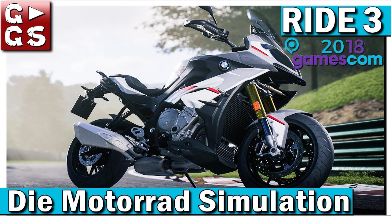 RIDE 3 - Die Motorrad Racing Simulation | GamesCom 2018 simulator vs emulator