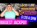 Winning Mega Bucks On Lock It Link Slot | My BIGGEST JACKPOT On High Limit Lock It Link