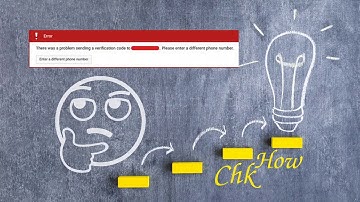 How to Fix Youtube Channel Verification Error. There was a problem sending a verification code.