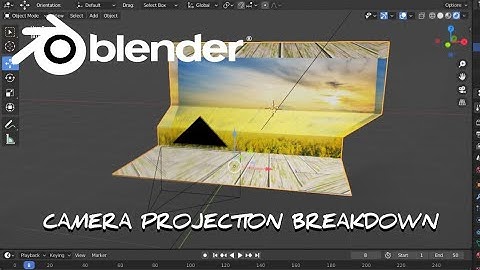 (Blender 2.83) - Camera projection breakdown