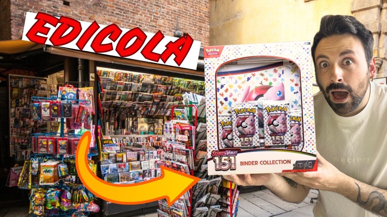 Ho trovato POKEMON 151 in EDICOLA! 😱 - YouTube