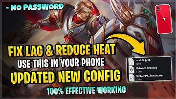 Updated Fix Lag In Mobile Legends Super Smoothest | Config ML Anti Lag - Patch Novaira