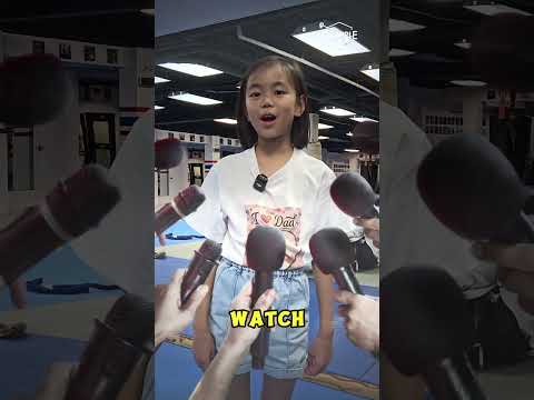 Tiny BJJ Reporter Covers Open Mat 😂