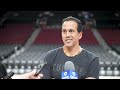 Jaime Jaquez Jr., Tyler Herro, Erik Spoelstra | Shootaround Interview | January 11, 2025