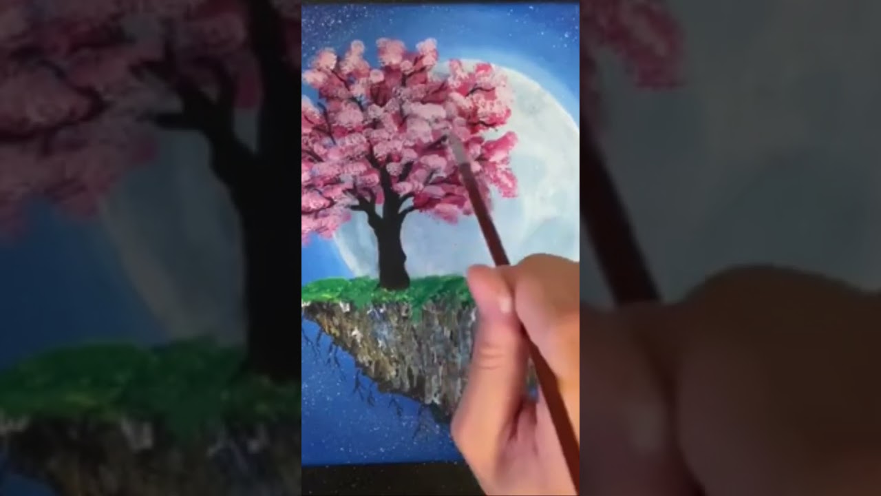 Cherry Tree on Floating Island 
