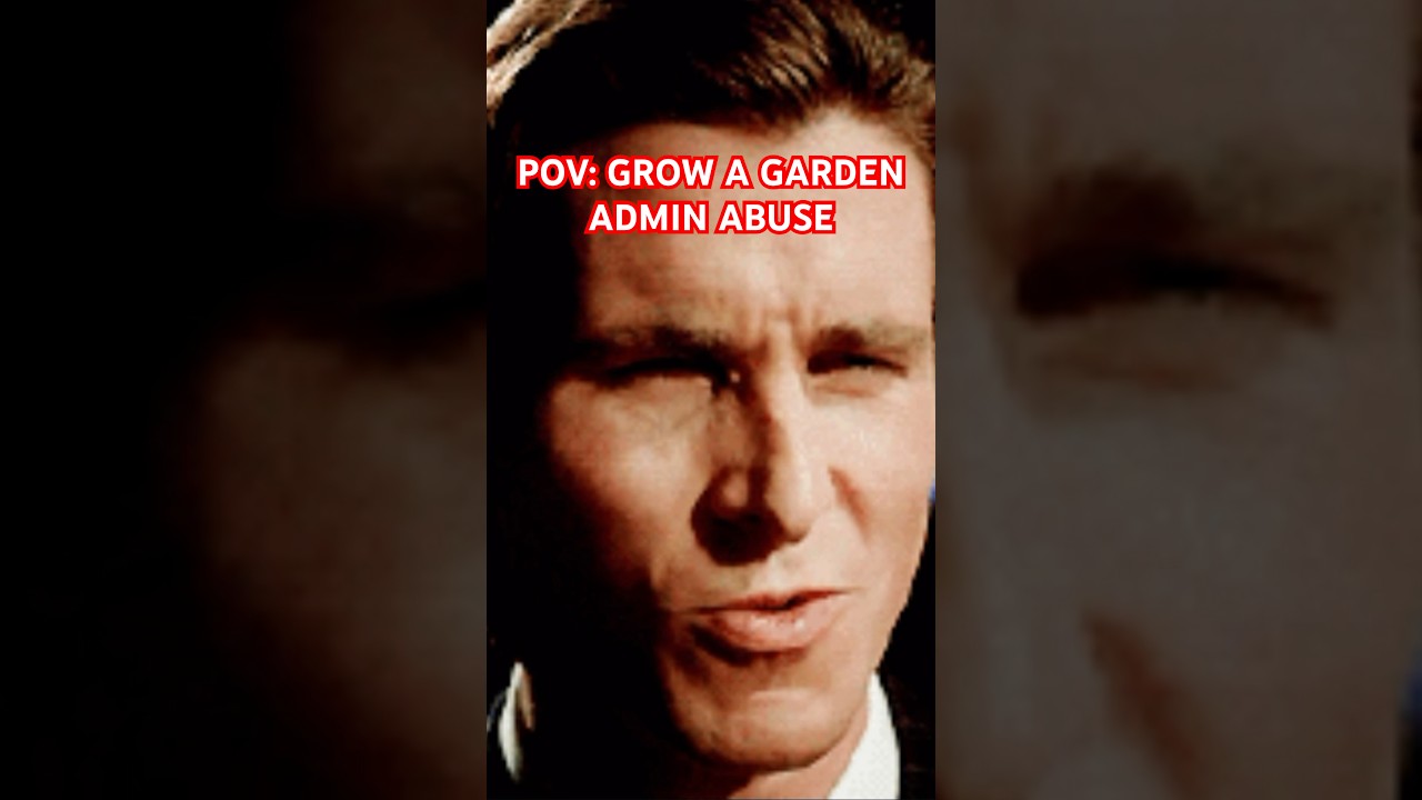 POV: GROW A GARDEN ADMIN ABUSE GRANDMASTER SPRINKLER STOCK 
