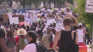 Hundreds march against racial injustice for fifth straight day in San Antonio
