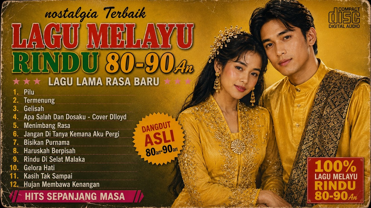 RINDU ERA 💛 LAGU MELAYU NOSTALGIA 80-90AN | TEMBANG KENANGAN