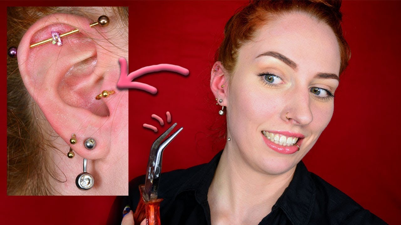 Piercings Tragus sierraad wisselen 1e keer😱 YouTube