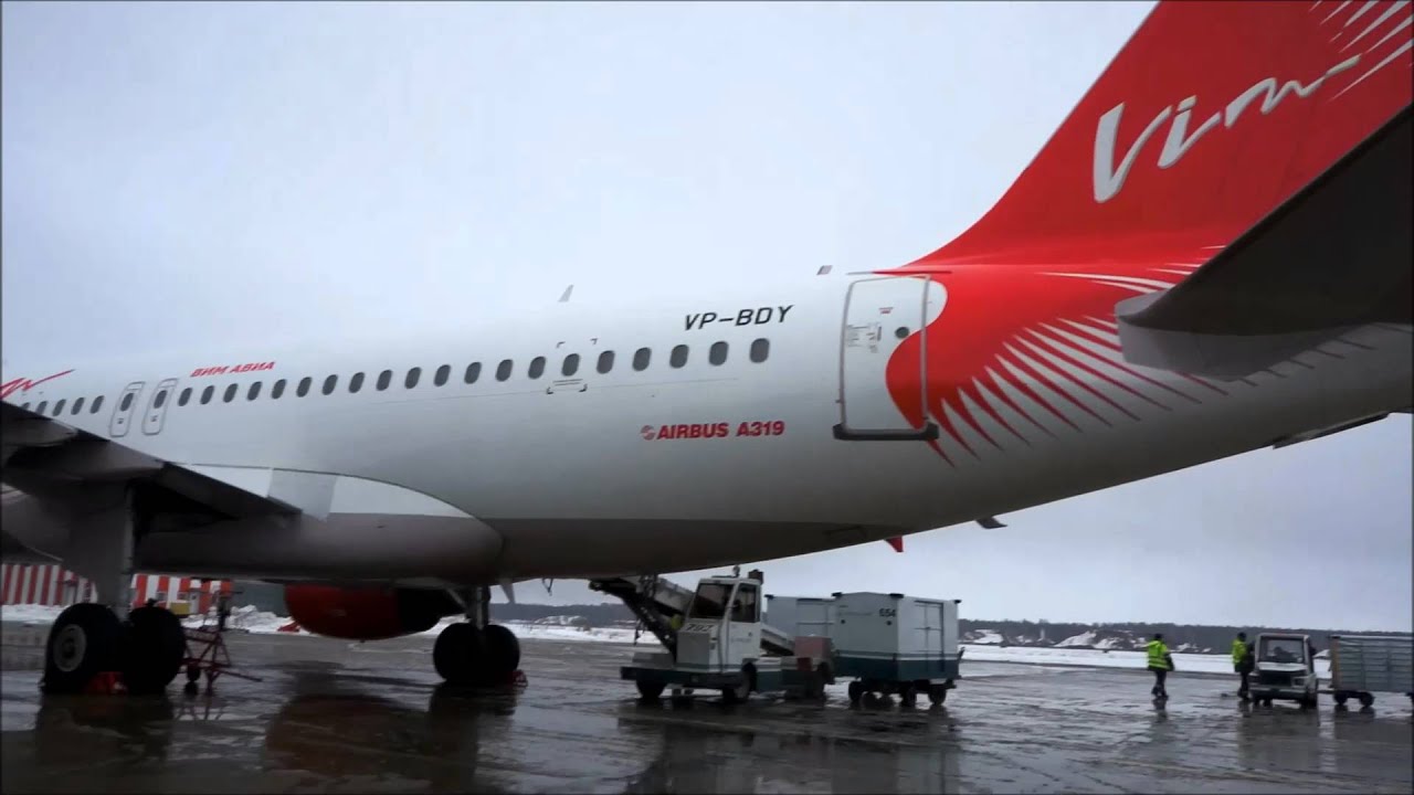 Перелёт Москва-Симферополь,Вим-авиа,А-319 (05.03.16)