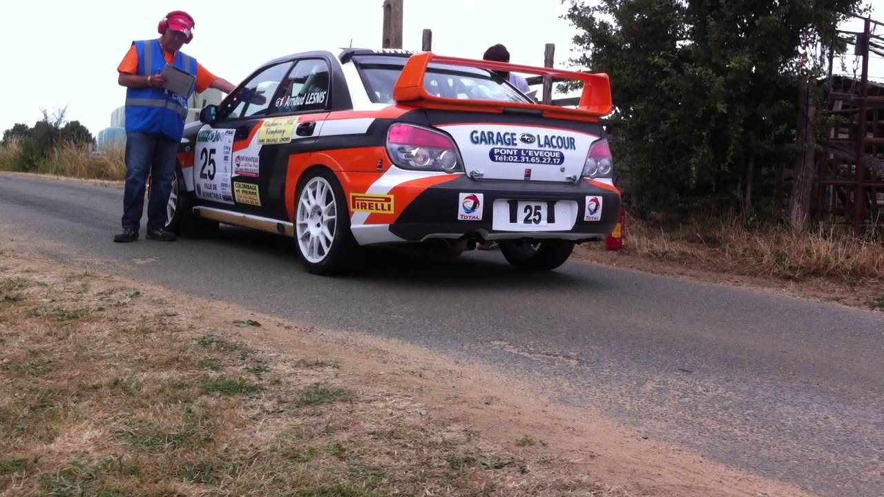 Subaru Rally N4 Depart subaru impreza N4 rallye du mans bonnétable 2015 - YouTube
