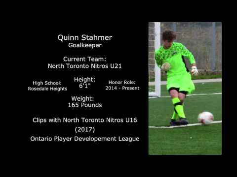 Quinn Stahmer Goalkeeper Class of 2019
