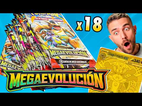 Pokemon Cards UNBOXING 18 POKEMON ENVELOPES Mega Evolution from the Pokémon TCG