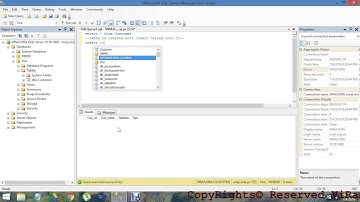 Creating Deleting a table in DB using sql server 2008