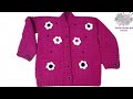 جاكت كروشيه لاى مقاس Crochet Jacket كروشيه جاكت بناتى ترند بالورده المنتفخه 