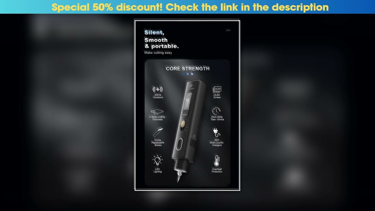 JMY10 Portable Handheld electric grinder Ultrasonic Knife cutter Cutting 3D Printed Models Acrylic