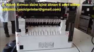 Service Printhead Error (Lexmark T650n Service Printhead Error Onarımı - RESIMLI)