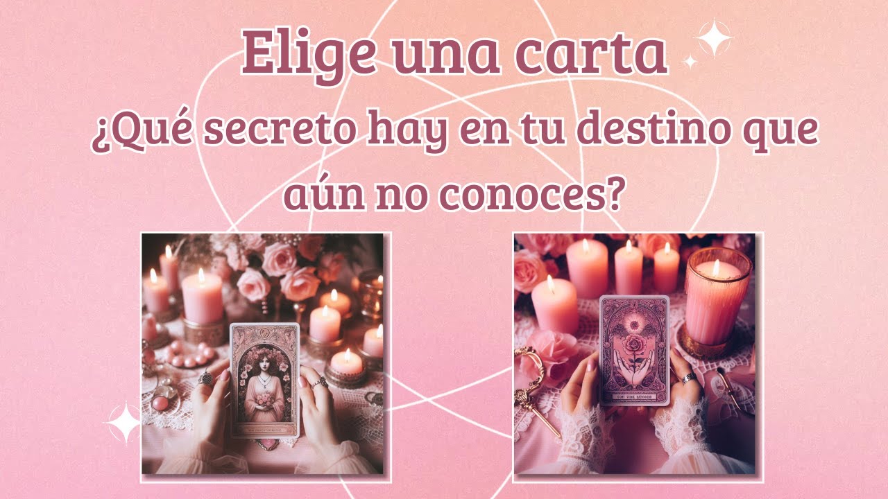 ¿QUÉ SECRETO HAY EN TU DESTINO QUE AÚN NO CONOCES? Tarot interactivo ...