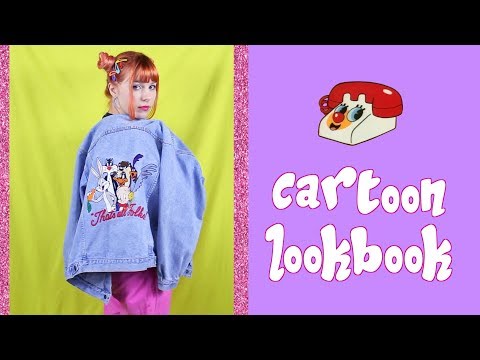 cartoon-lookbook-♡-80s/90s-colorful-fashion-♡