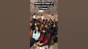 Watch full video of Figma event on my channel..!