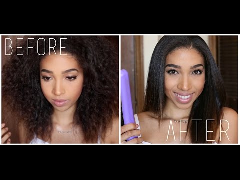 how-to-straighten-thick-curly-hair