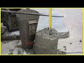 How to perform concrete slump test. Slump test for concrete.