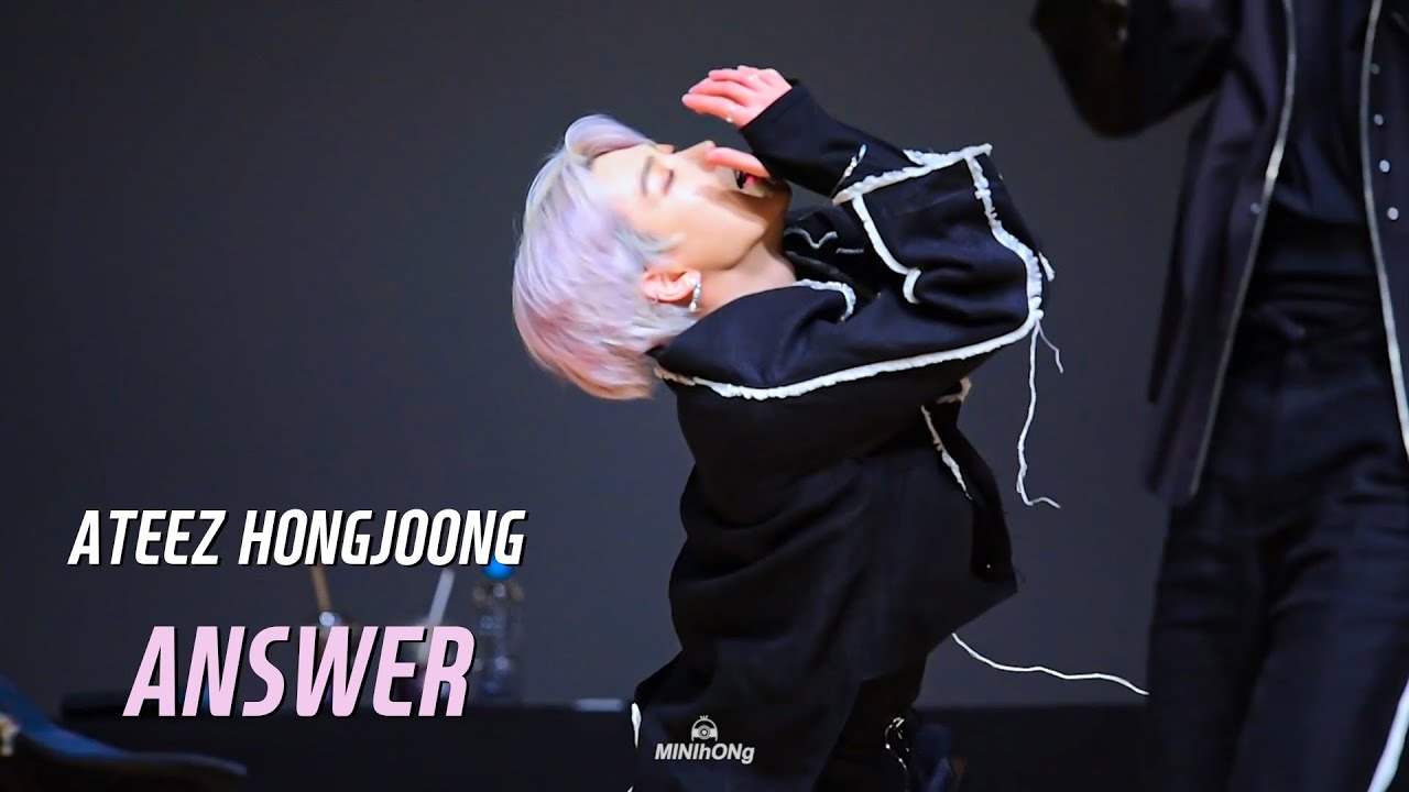200202 목동 팬싸인회 ATEEZ 에이티즈 hongjoong 홍중 ANSWER