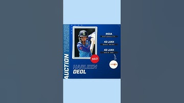 Harleen Deol goes to UP Warriorz.Follow WPL 2023 auction here:  #WPLAuction #BCCI #IndianCricket