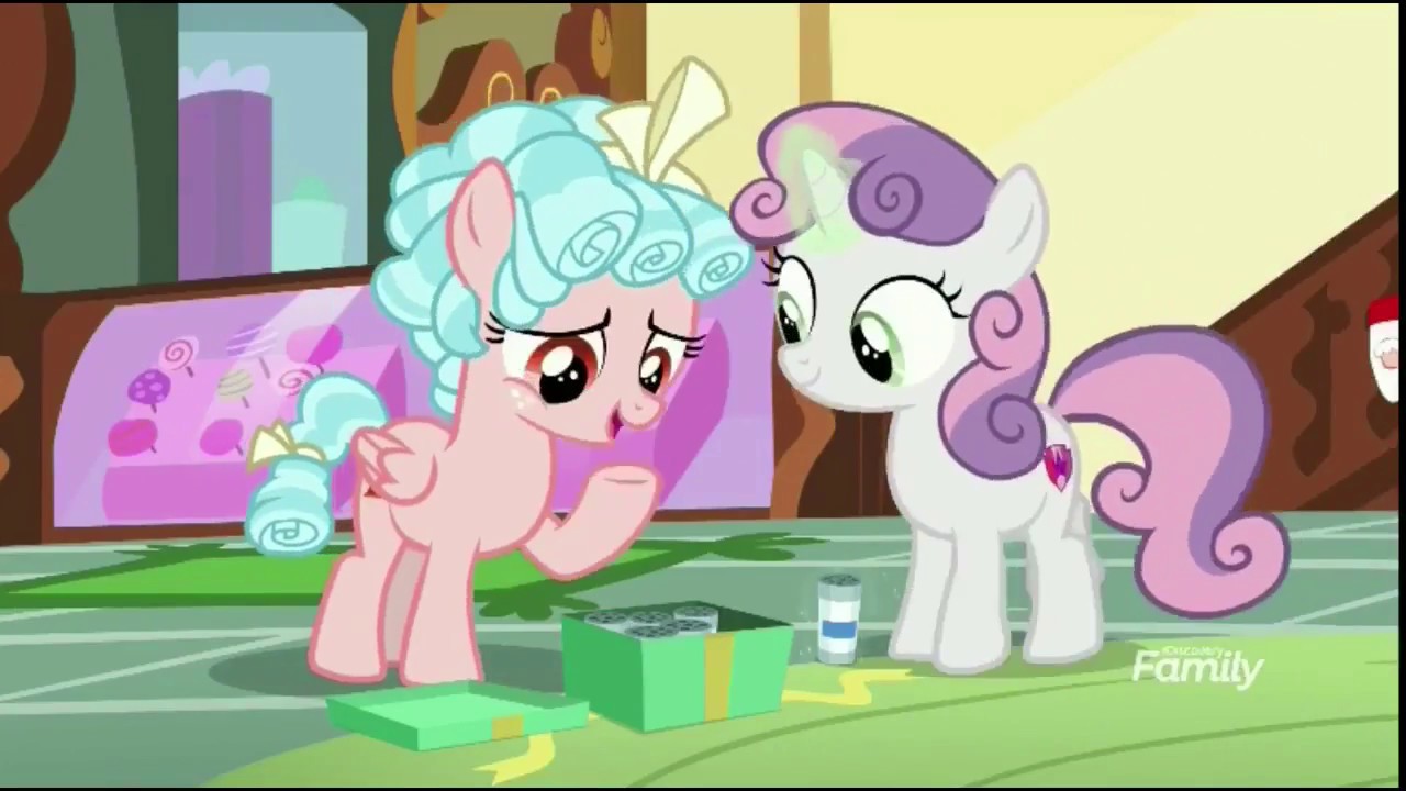 MLP — cozy glow helps mrs cake