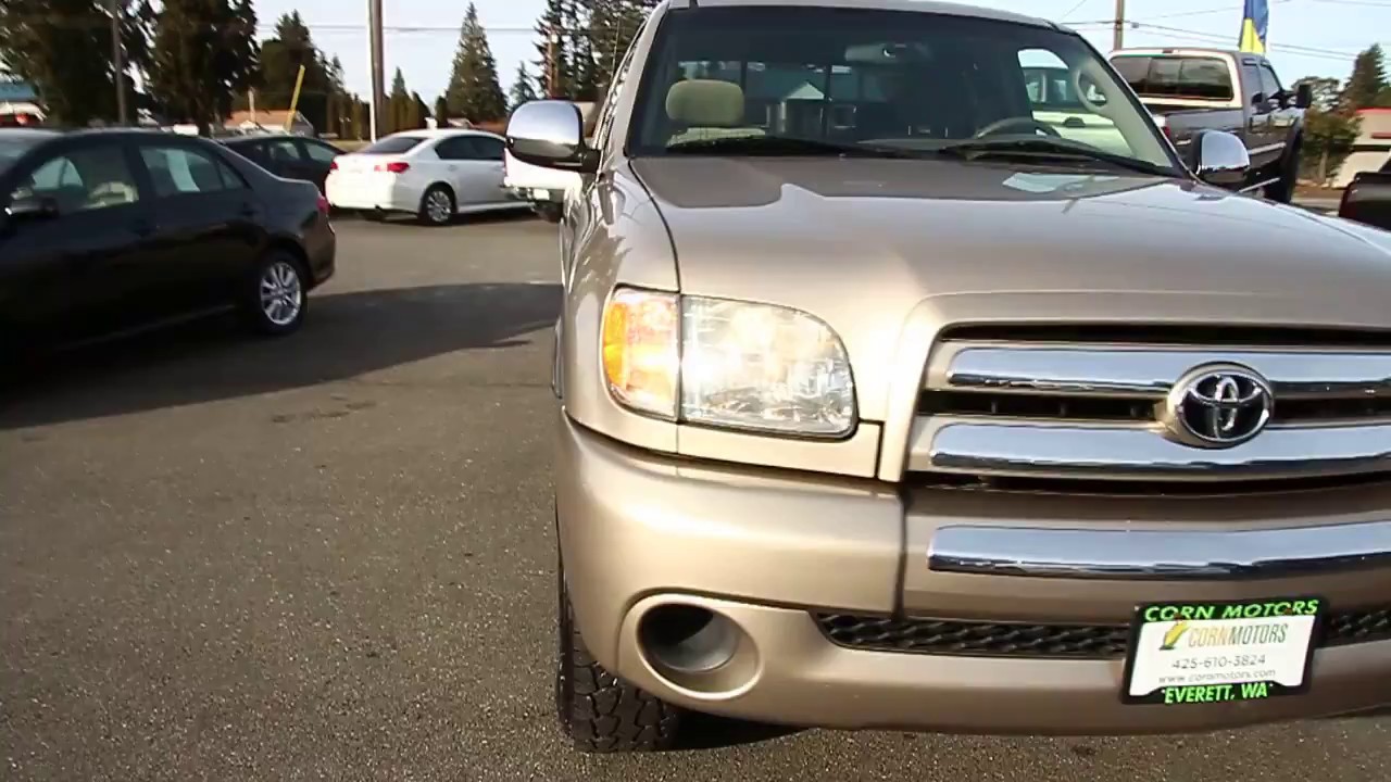 2004 Toyota Tundra SR5 4WD 3.4L V6 *5-Spd Manual* Low Miles - YouTube