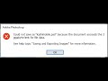 Could not save psd file because the document exceeds the 2gb data limit for file data